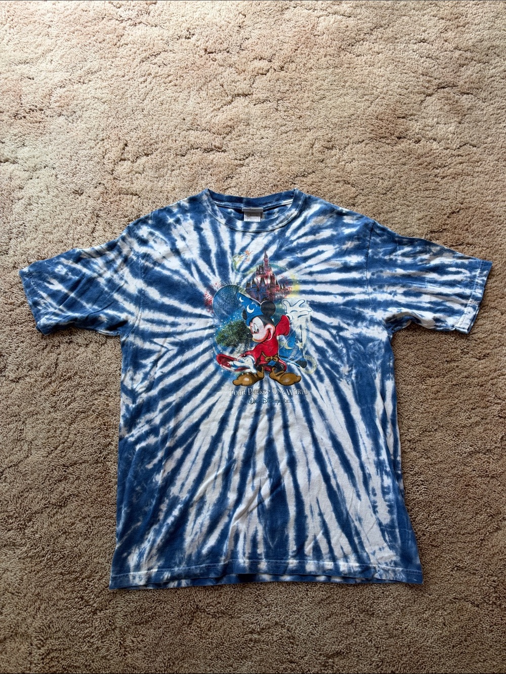 Walt Disney Vintage Tye-dye shirt